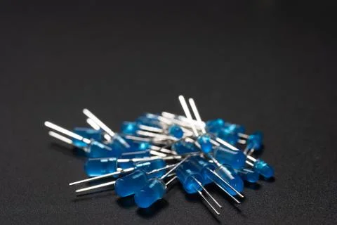 Color LED elements diode Stock Photos