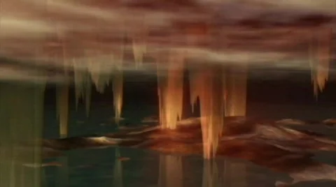 Color light cave Stock Footage 671645