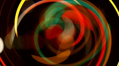 Color light effect blur and swirl Stock Footage 625529