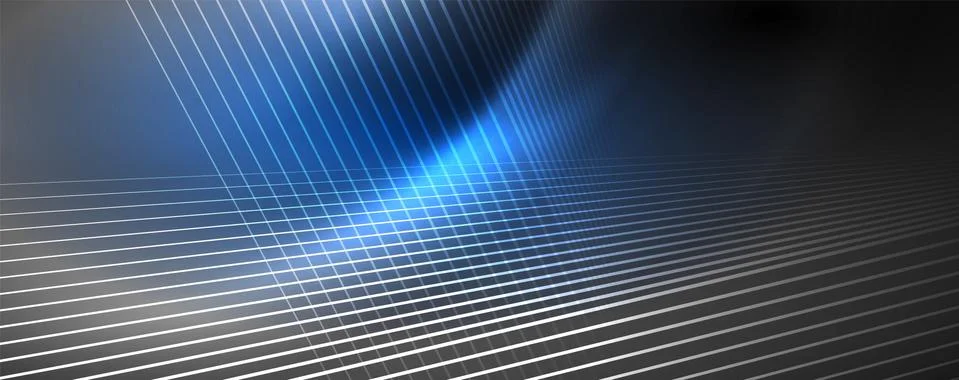Color light with lines, outer space background, bright rays Stock Illustration