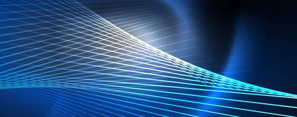 Color light with lines, outer space background, bright rays Stock Illustration