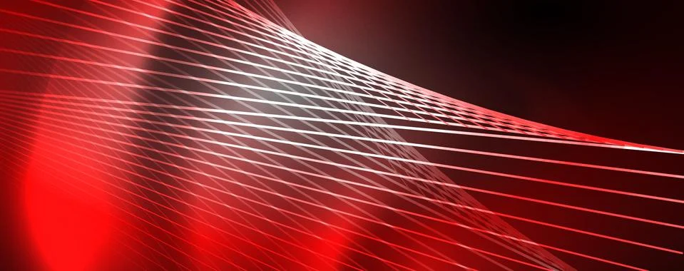 Color light with lines, outer space background, bright rays Illustrazione stock