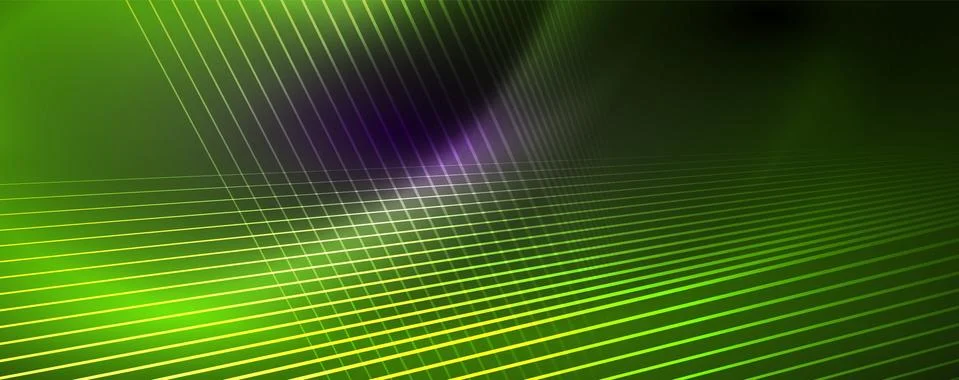 Color light with lines, outer space background, bright rays イラスト素材