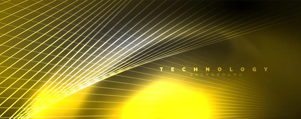 Color light with lines, outer space background, bright rays イラスト素材