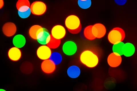 Color lights blur background Stock Photos