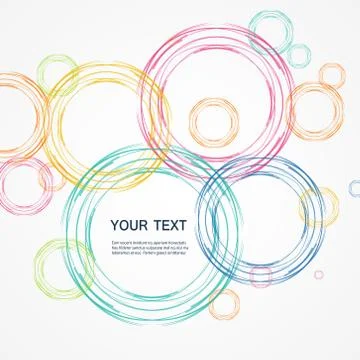 Color line. Circle design eps Stock Illustration