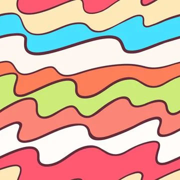 Color line pattern Stock Illustration