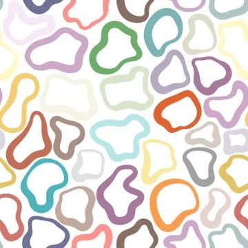 Color line off seamless background. Illustrazione stock