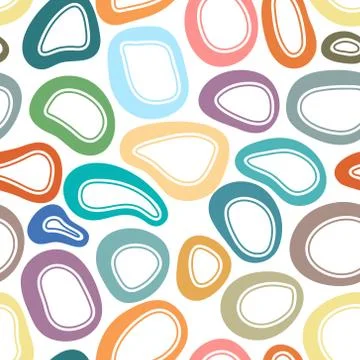 Color line off seamless background. Illustrazione stock