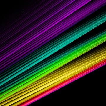 Color lines Stock Illustration