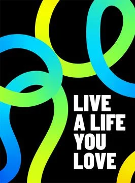 Color lines vector background. Abstract poster with colorful liquid gradien.. Stock Illustration