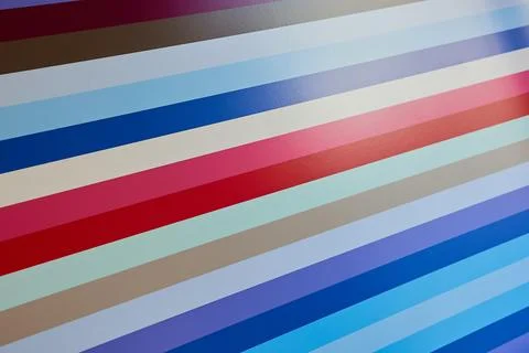 Color lines on a wall Stock Illustration