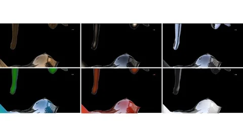 Color Liquid Stock Footage 129576336