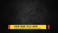Color Lower Third Stock After Effects