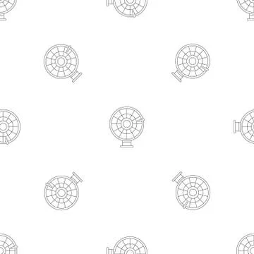 Color lucky wheel pattern seamless Illustrazione stock