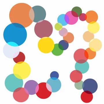 Color magic circles party pattern special spotted texture Stock Illustration