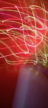 Color magic line. abstract pattern. night party or shutter bulb motion effect Stock Photos