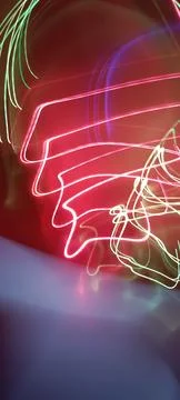 Color magic line. abstract pattern. night party or shutter bulb motion effect Stockfoto's