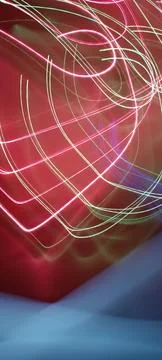 Color magic line. abstract pattern. night party or shutter bulb motion effect Stockfoto's