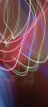 Color magic line. abstract pattern. night party or shutter bulb motion effect Stock Photos