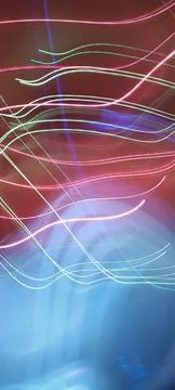 Color magic line. abstract pattern. night party or shutter bulb motion effect Stock Photos