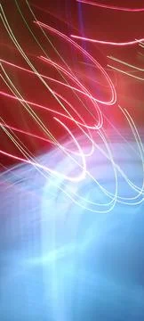 Color magic line. abstract pattern. night party or shutter bulb motion effect Stock Photos