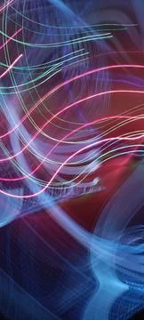 Color magic line. abstract pattern. night party or shutter bulb motion effect Stock Photos