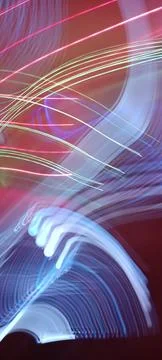 Color magic line. abstract pattern. For overlays background. Art tool based Foto stock