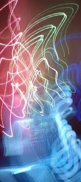 Color magic line. abstract pattern. For overlays background. Art tool based Stock Photos