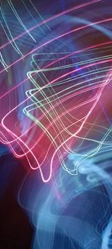 Color magic line. abstract pattern. For overlays background. Art tool based Stock Photos