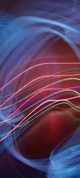 Color magic line. abstract pattern. For overlays background. Art tool based Foto stock