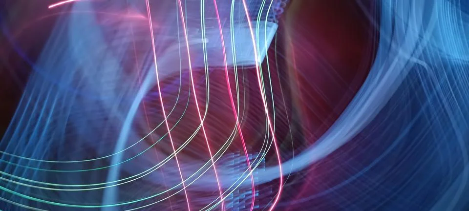 Color magic line. abstract pattern. For overlays background. Art tool based Stock Photos
