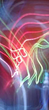 Color magic line. abstract pattern. For overlays background. Art tool based Stock Photos