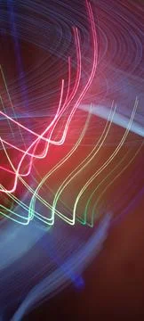 Color magic line. abstract pattern. For overlays background. Art tool based Foto stock
