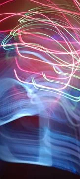 Color magic line. abstract pattern. For overlays background. Art tool based Foto stock