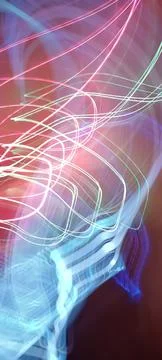 Color magic line. abstract pattern. For overlays background. Art tool based Stock Photos