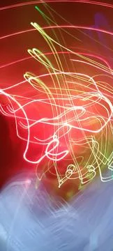 Color magic line. abstract pattern. For overlays background. Art tool based Foto stock