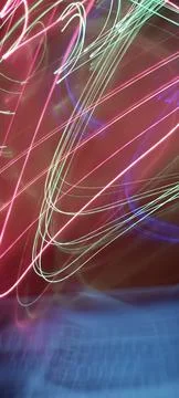 Color magic line. abstract pattern. For overlays background. Art tool based Stock Photos