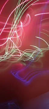 Color magic line. abstract pattern. For overlays background. Art tool based Foto stock