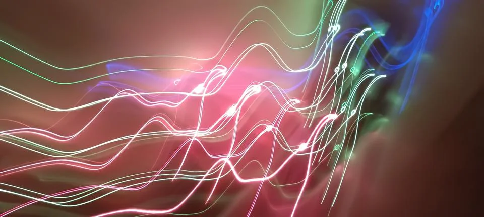 Color magic line. abstract pattern. For overlays background. Art tool based Stock Photos