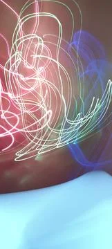 Color magic line. abstract pattern. For overlays background. Art tool based Stock Photos