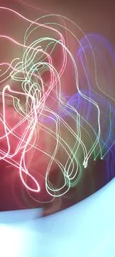 Color magic line. abstract pattern. For overlays background. Art tool based Stock Photos