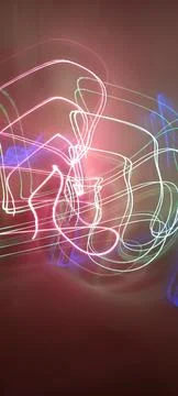 Color magic line. abstract pattern. For overlays background. Art tool based Stock Photos