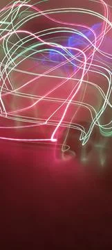 Color magic line. abstract pattern. For overlays background. Art tool based Foto stock