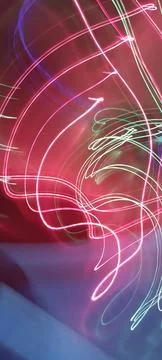 Color magic line. abstract pattern. For overlays background. Art tool based Foto stock
