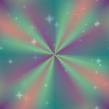 Color magic ring rays Stock Illustration
