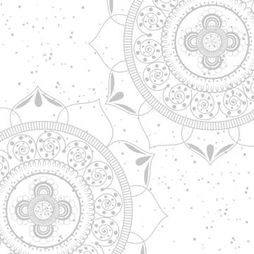 Color mandala pattern background Illustrazione stock