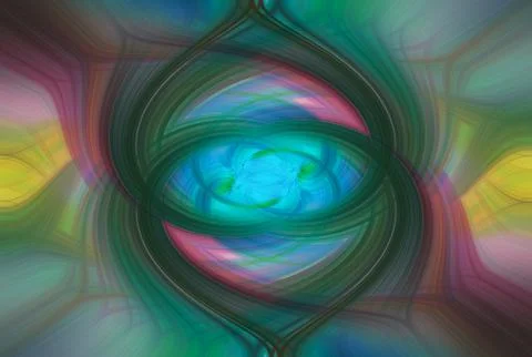 Color manipulation image. 库存插图