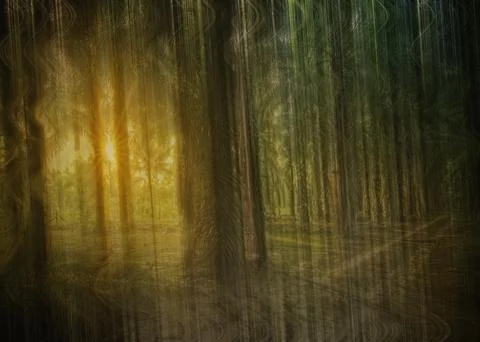 Color manipulation image. 库存插图