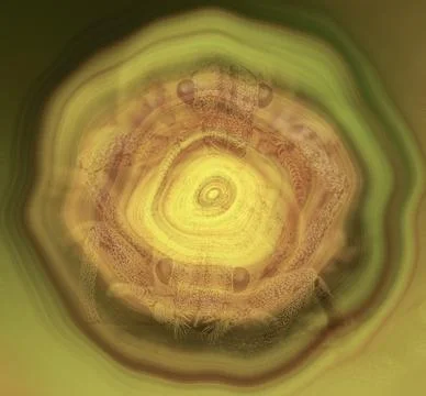 Color manipulation image. 库存插图